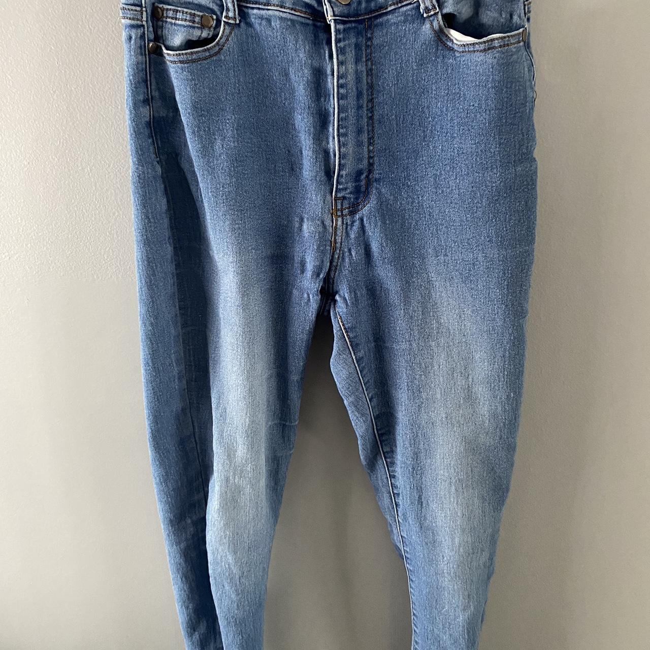 Fashion nova blue jeans best sale