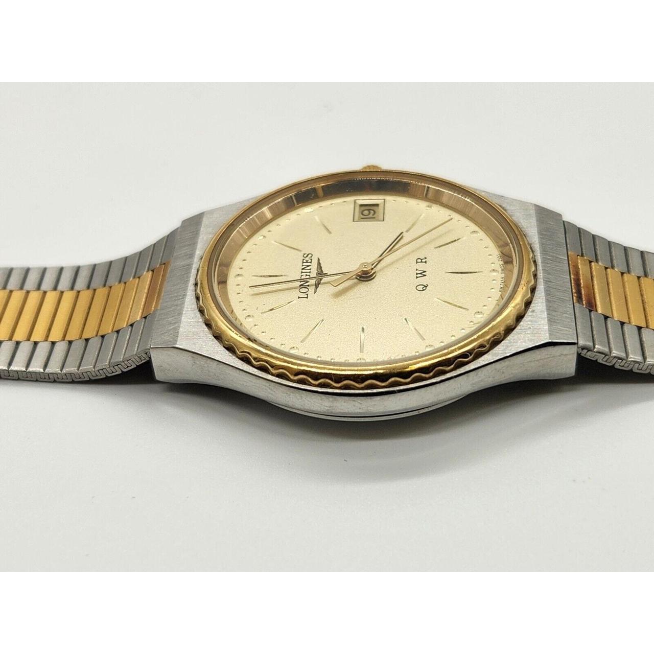 Vintage Longines QWR Watch Men Silver Gold Tone 3M | Depop