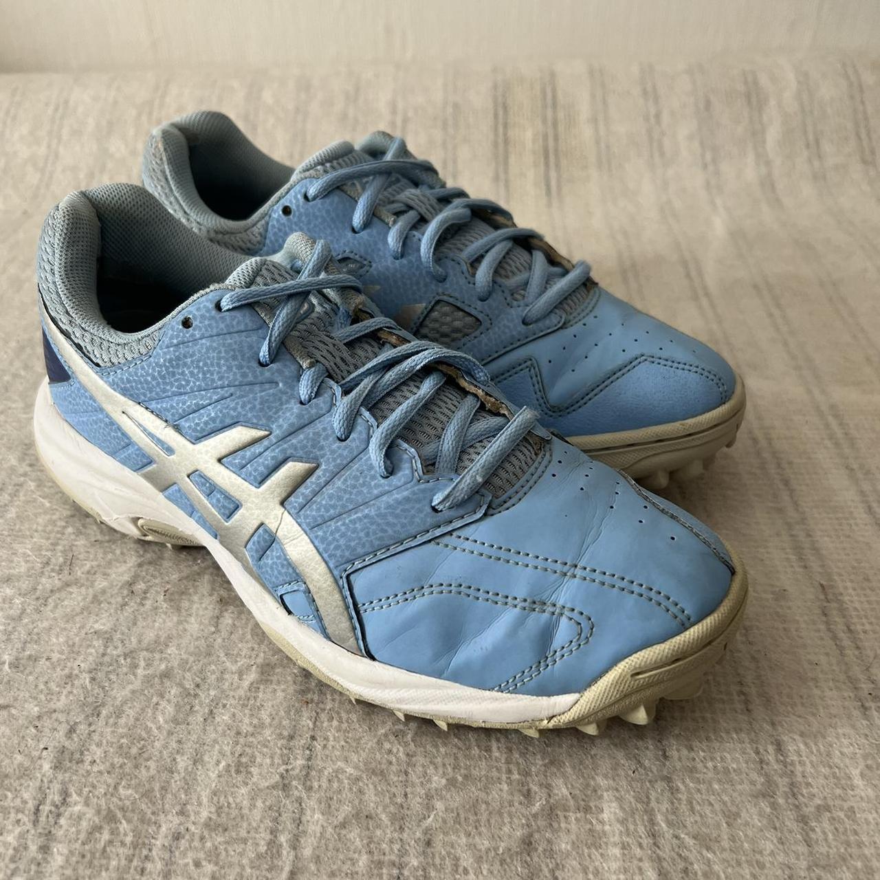 ASICS UK Size 5.5 EU 39 US 7.5 Light Blue. Depop