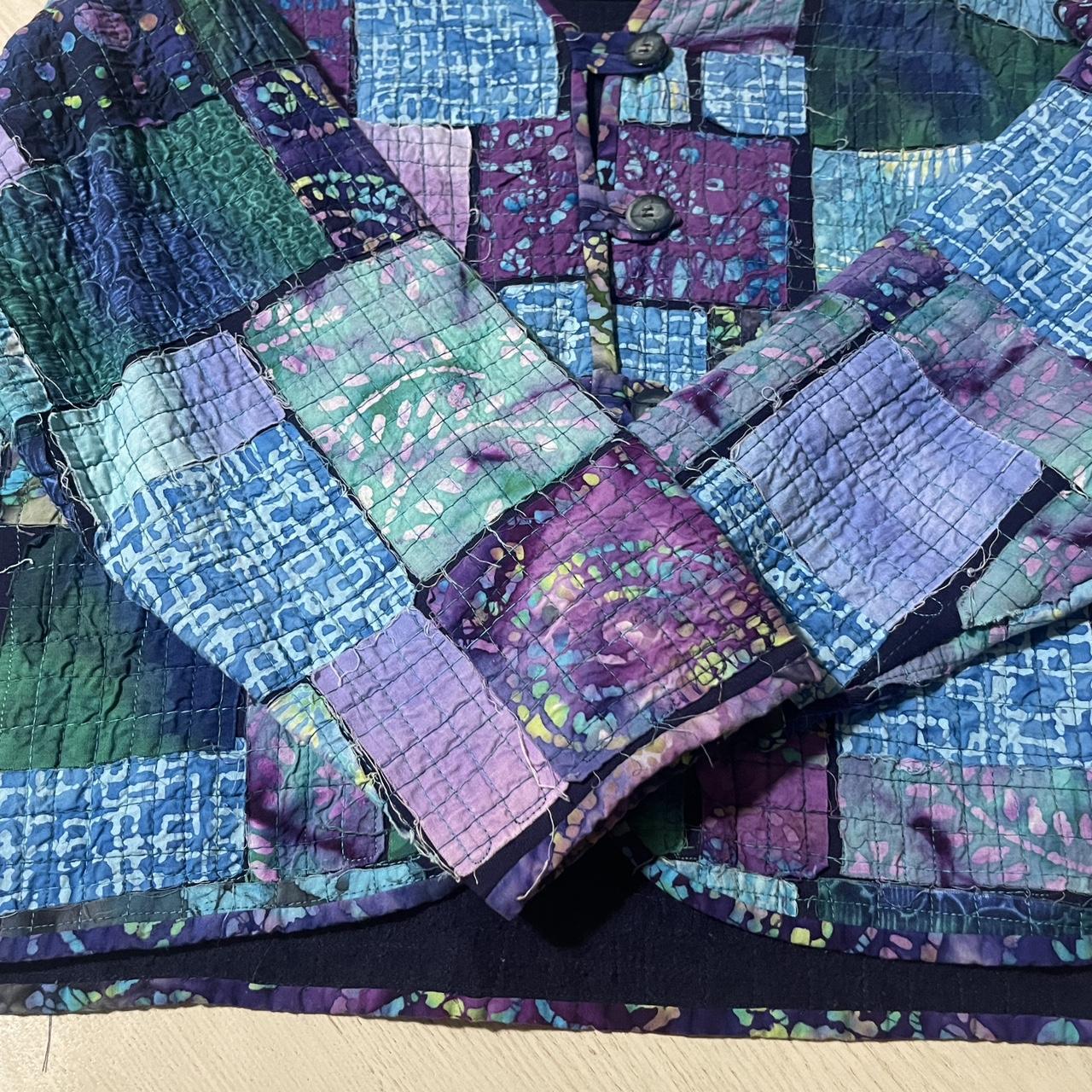 Women's Jacket - Multi/Blue - M – Unique patchwor… - image 4