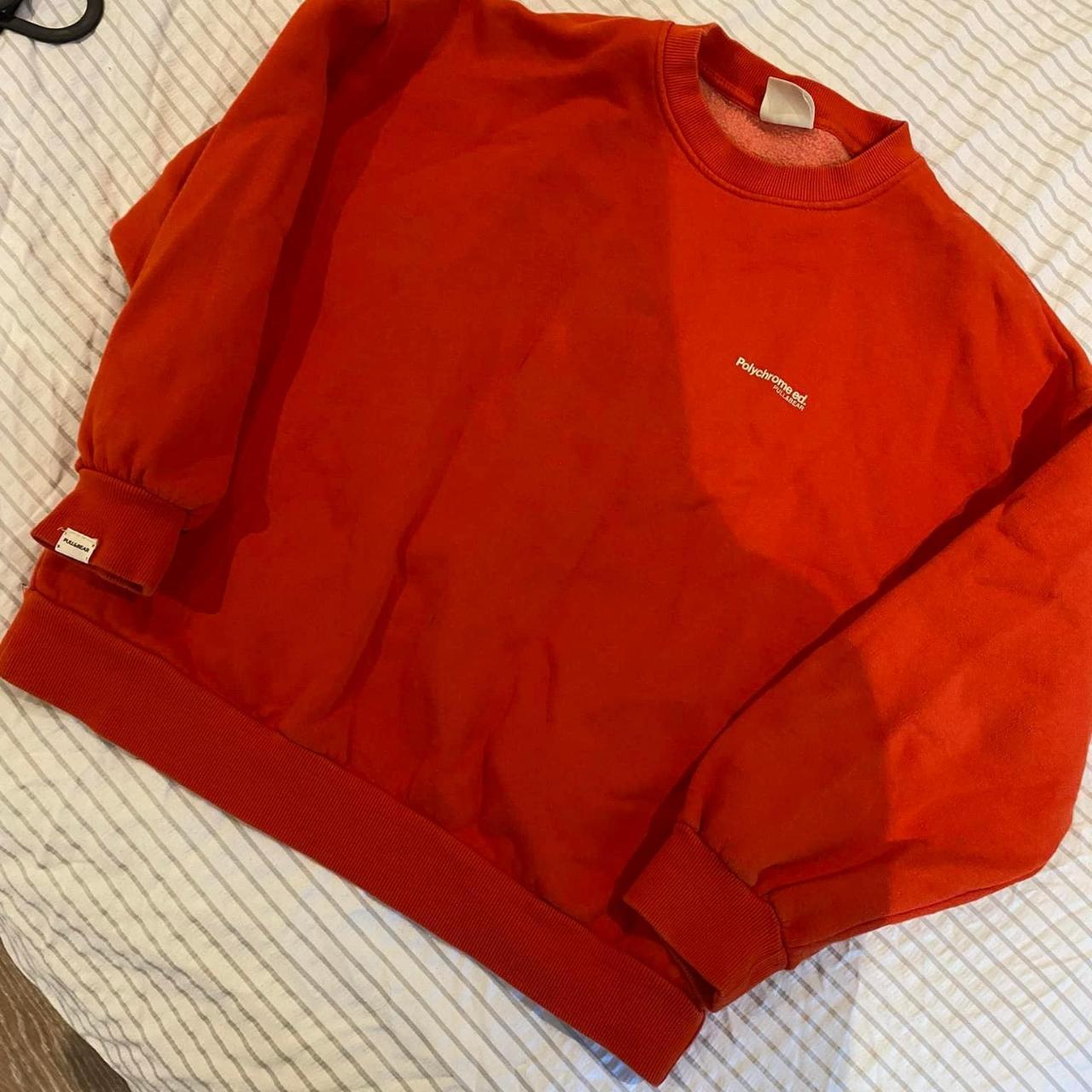 orange pull and bear sweatshirt XS can give you up