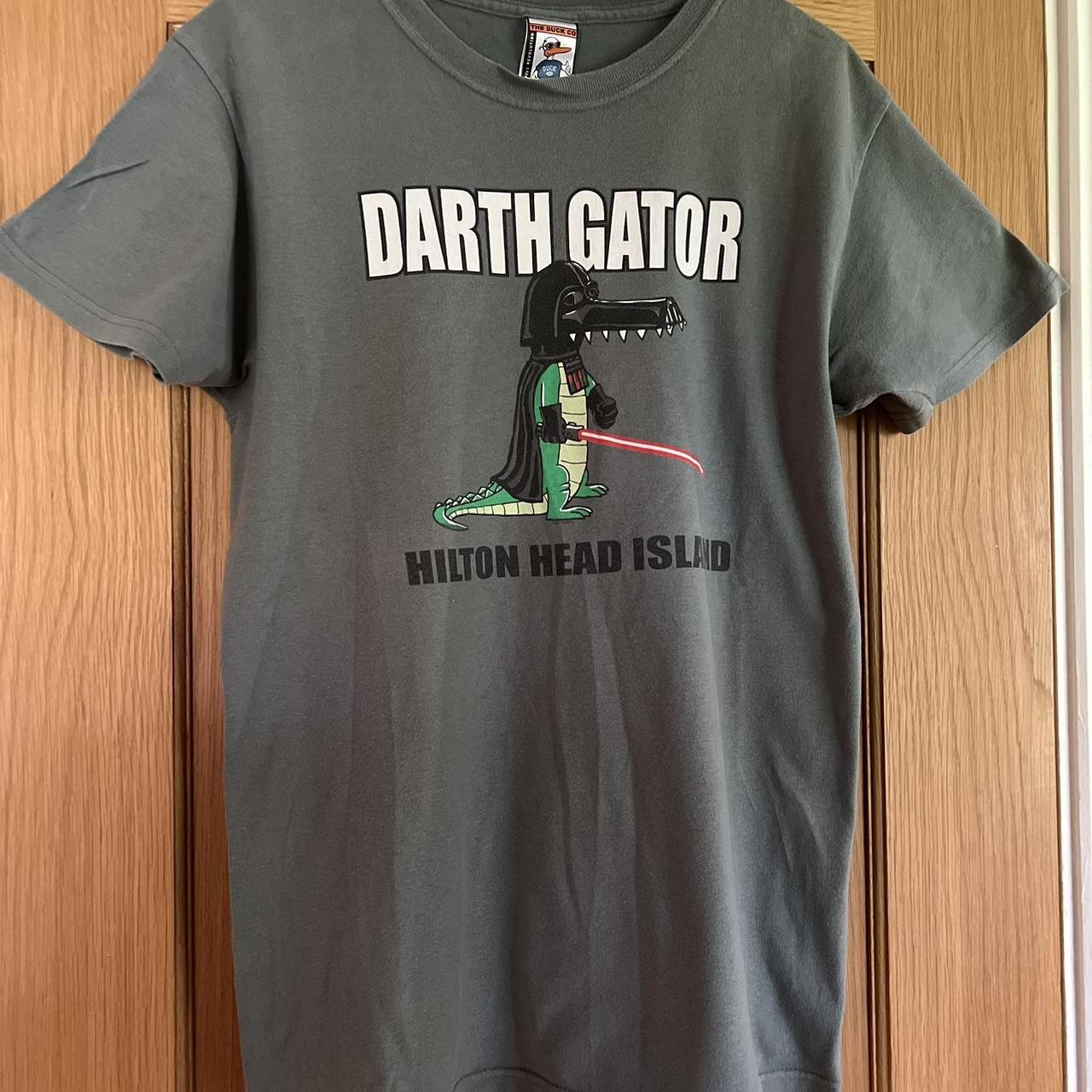 Khaki ‘Darth Gator’ TShirt - Depop