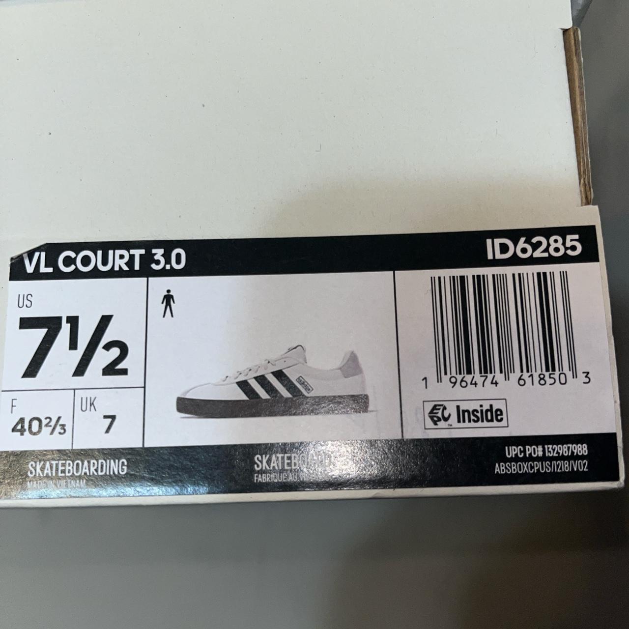 Adidas VL court 3.0 worn once - Depop