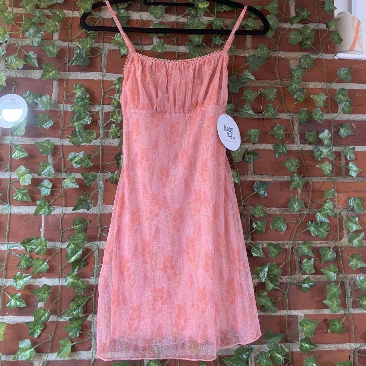 Princess Polly pink floral mini dress New with... Depop