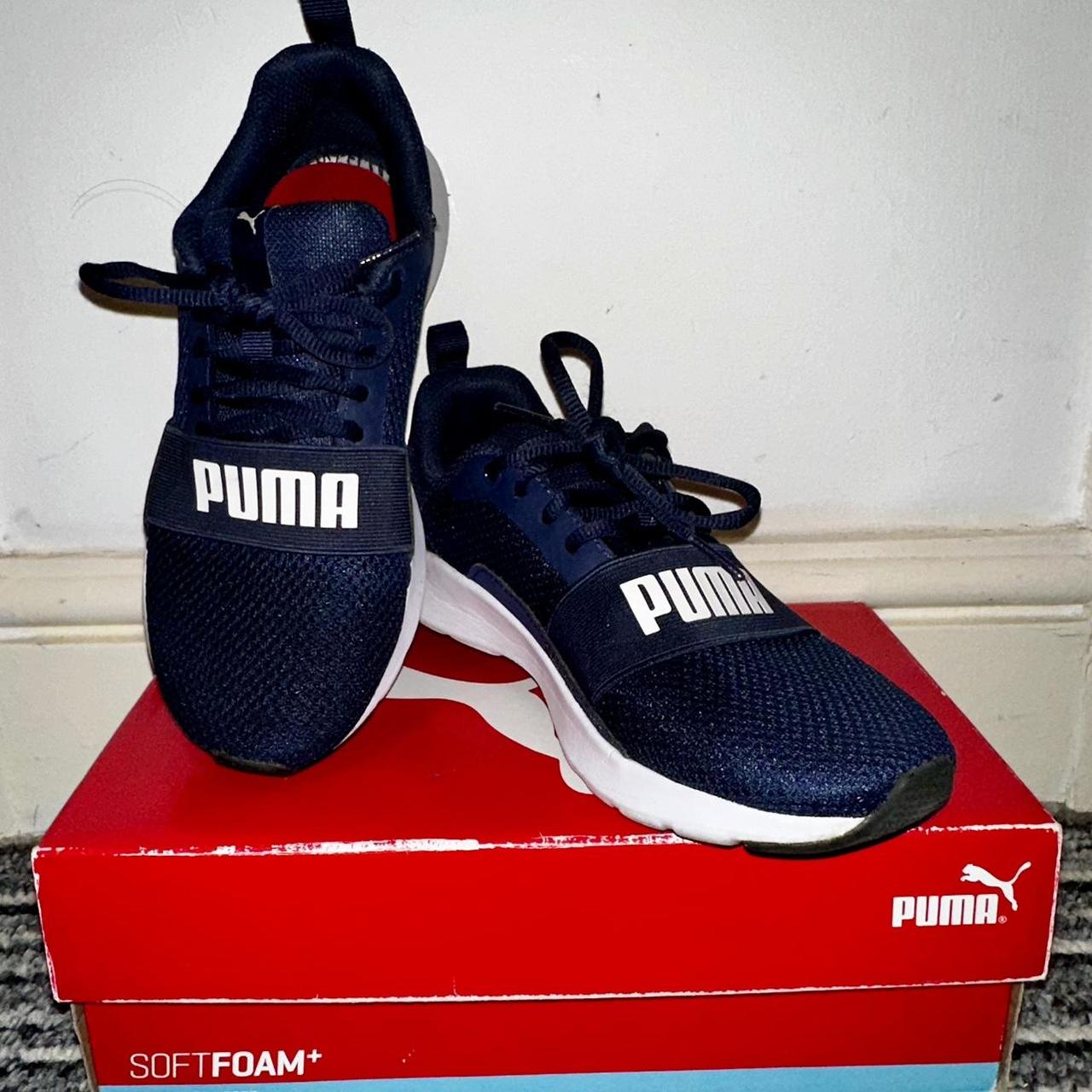 Puma soft foam optimal comfort trainers. UK size 4. Depop