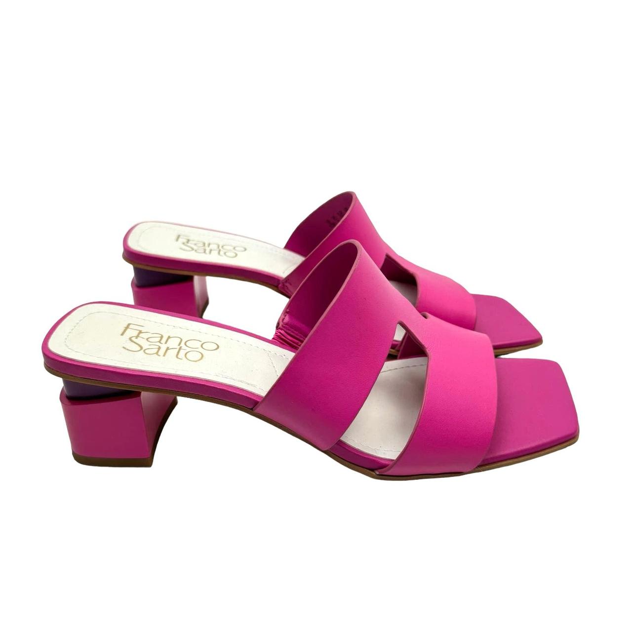 Franco shops sarto pink sandals