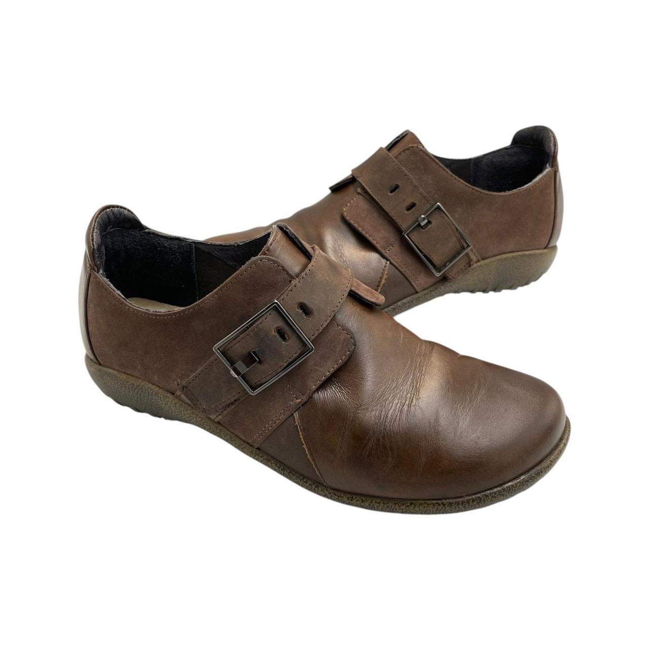 NAOT Women's Sneakers - Brown - US 6.5 – Naot 6-6.5 Tane Brown Leather Hook & …
