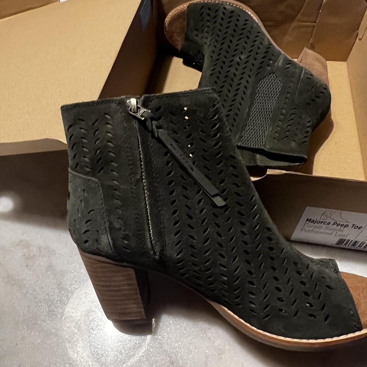 toms open toe booties