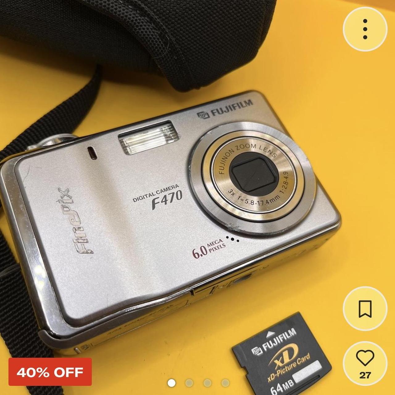 Fujifilm finepix f470 vintage digital camera, bought... Depop