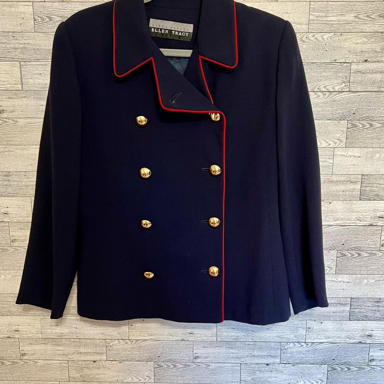 Brand Linda Allard Ellen Tracy Size 4 Color Navy. Depop