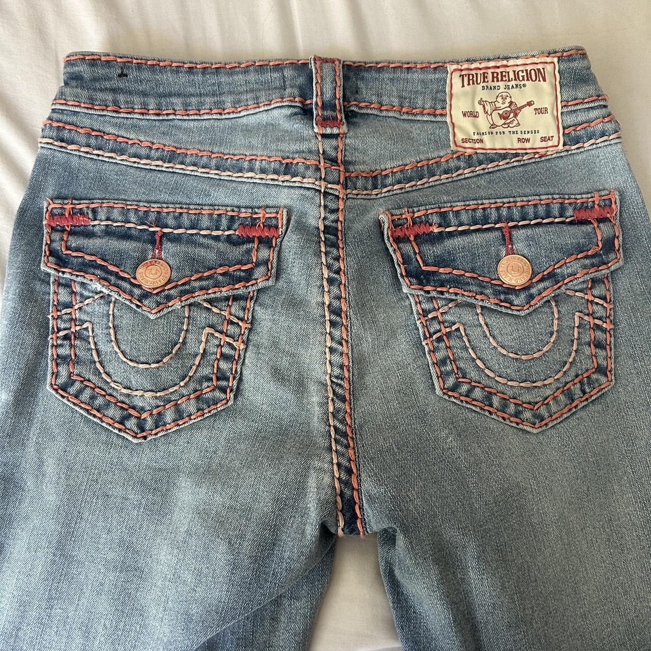 Pink true religion jeans best sale