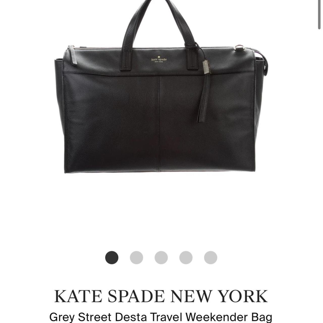 Kate spade leather weekender outlet bag