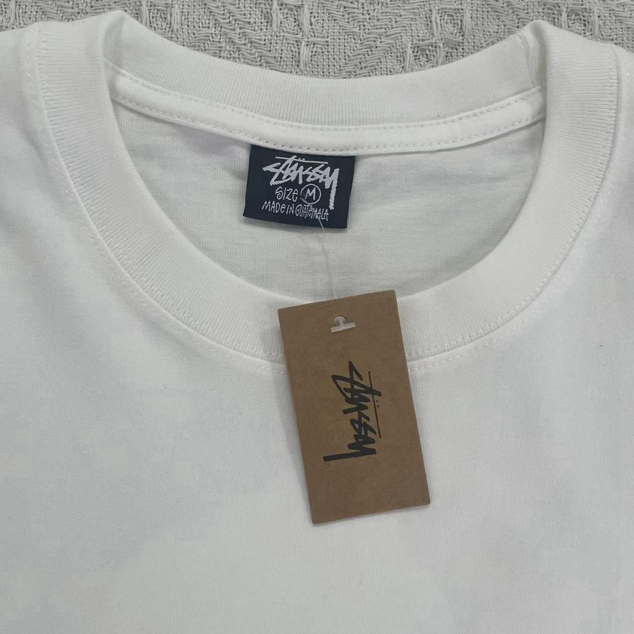 Stussy White T Shirt Brand new cotton t-shirt from... - Depop