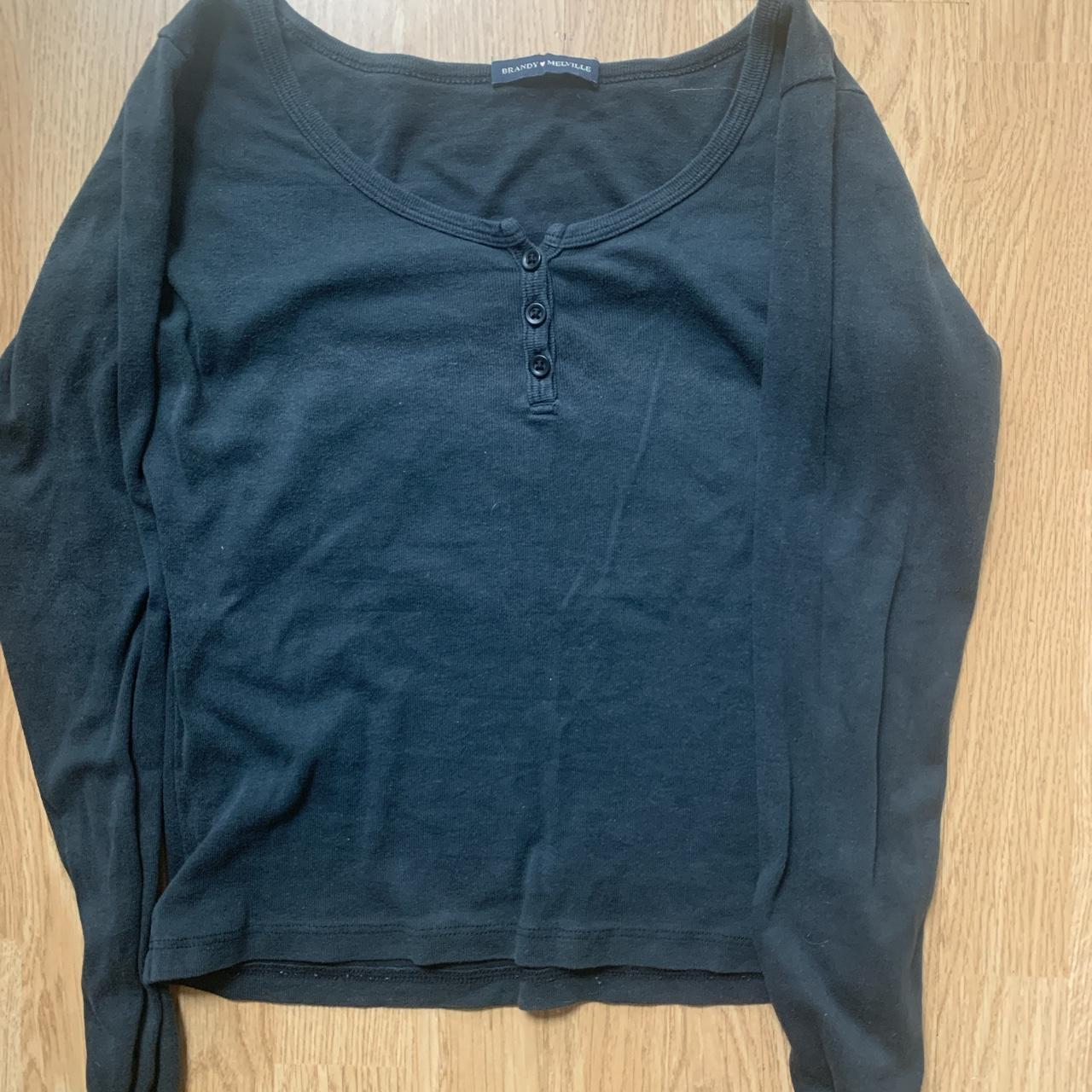 long sleeve black brandy mellville top #brandy... - Depop