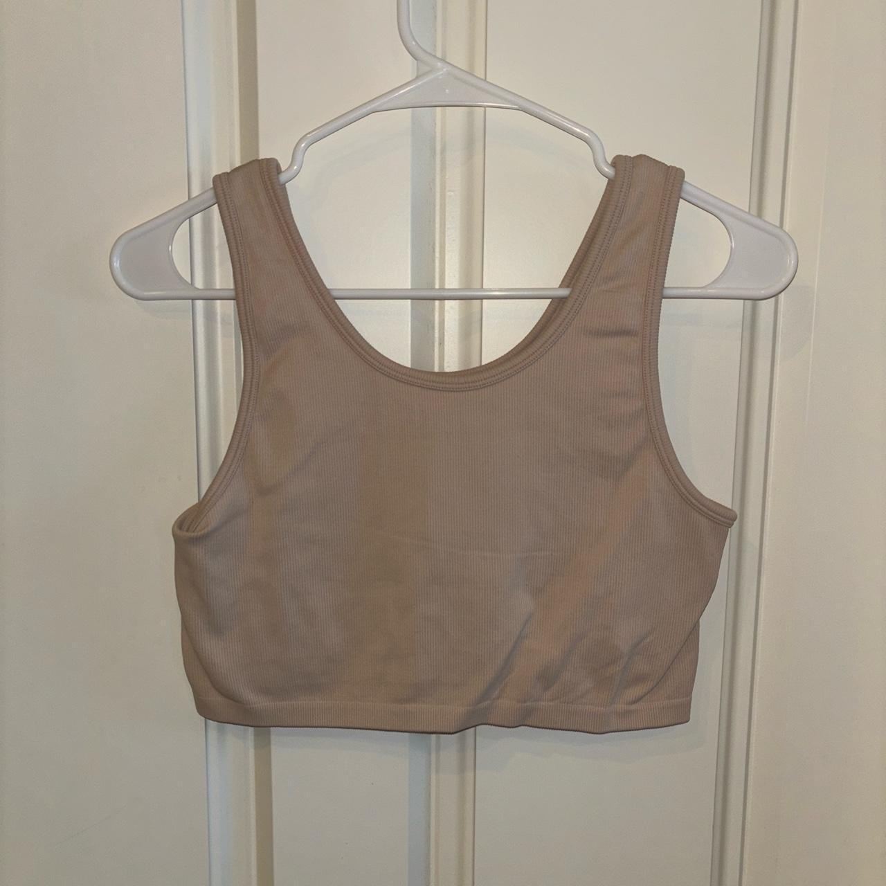 Aerie Chill Play Move Ribbed Scoop Neck