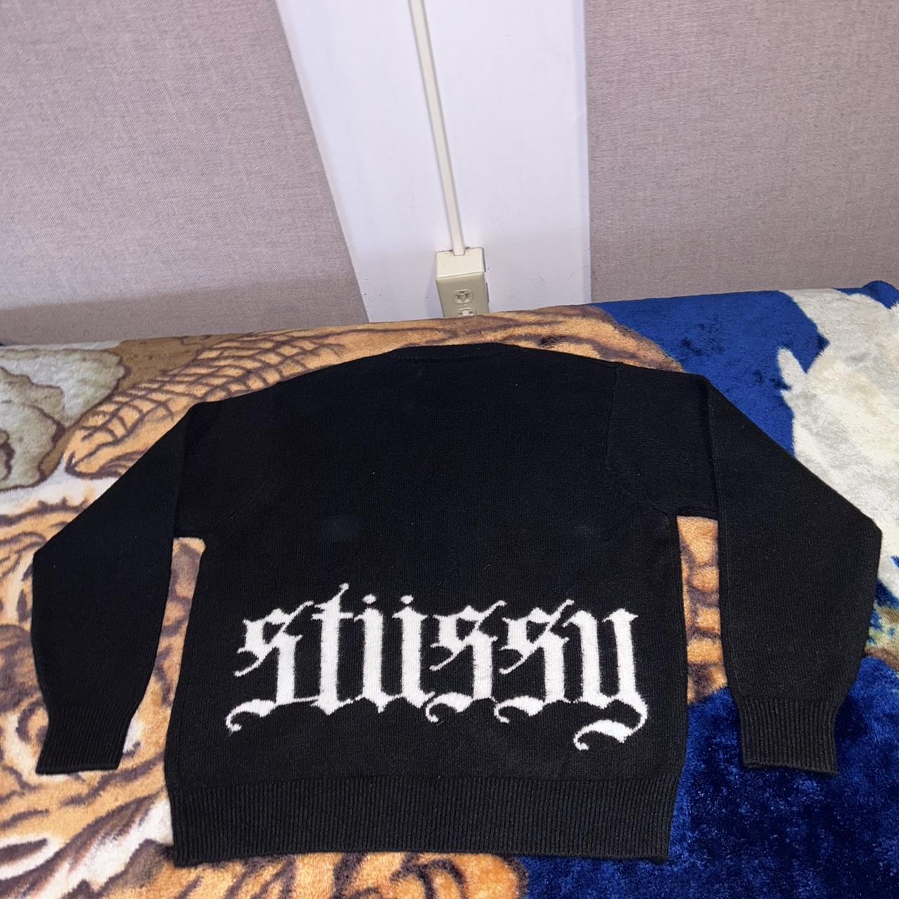 Stussy Gothic knit sweater Dm for... - Depop