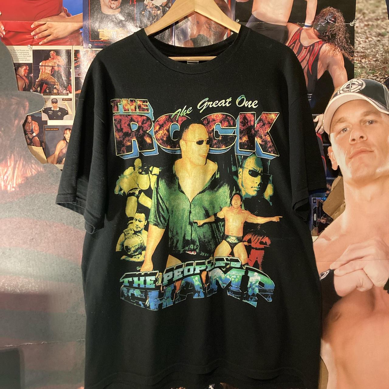 WWE WWF THE ROCK MODERN WRESTLING RAP T. Good... - Depop