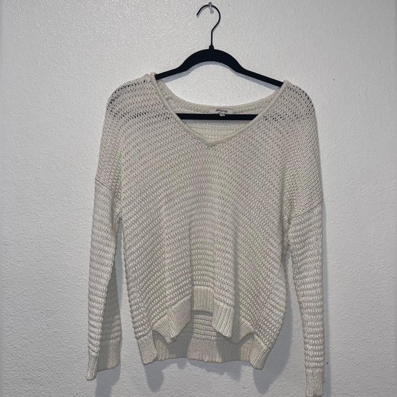 Madewell Breezeway Pullover Sweater Oversized V Neck