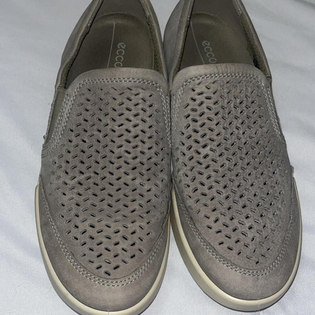 Ecco collin perforated slip on hotsell