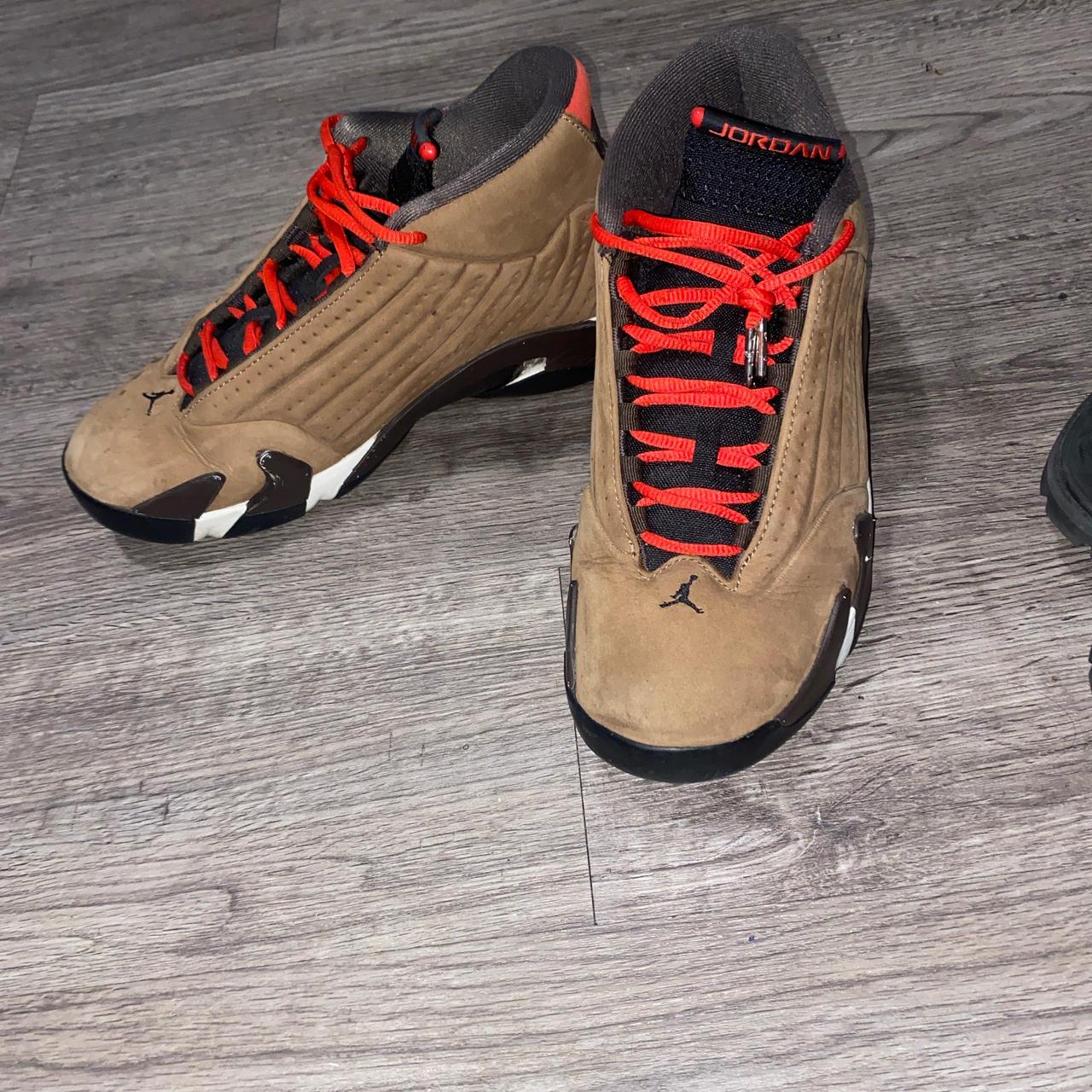 Brown jordan 14 Depop