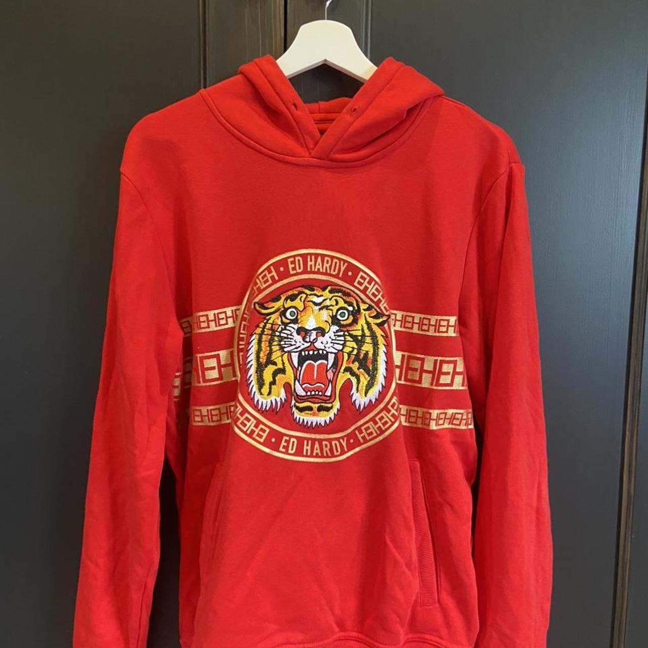 ED HARDY JUMPER super cool, hardly worn #edhardy... - Depop