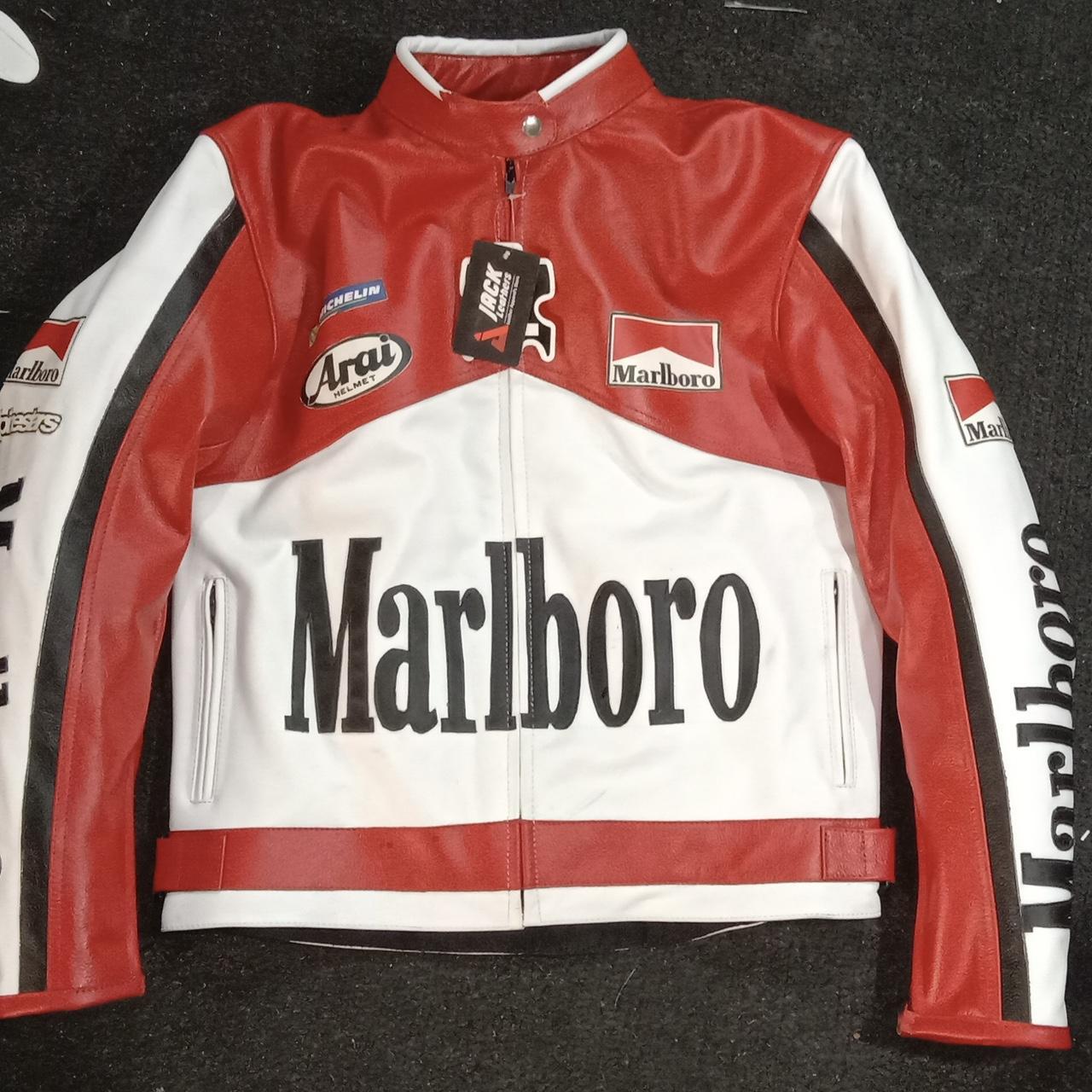 New Mens Vintage Rare Marlboro Indiana Motorcycle... - Depop