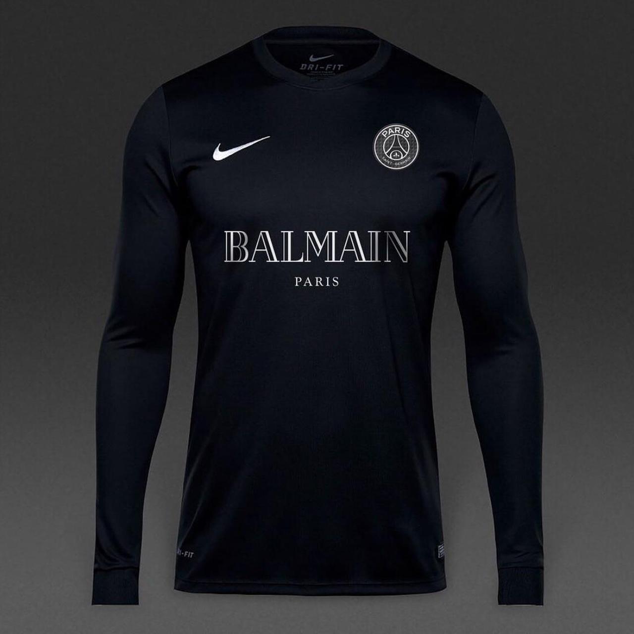 BALMAIN バルマン BHR JERSEY Barcelona Black Jersey Balmain Paris Size L | eBay