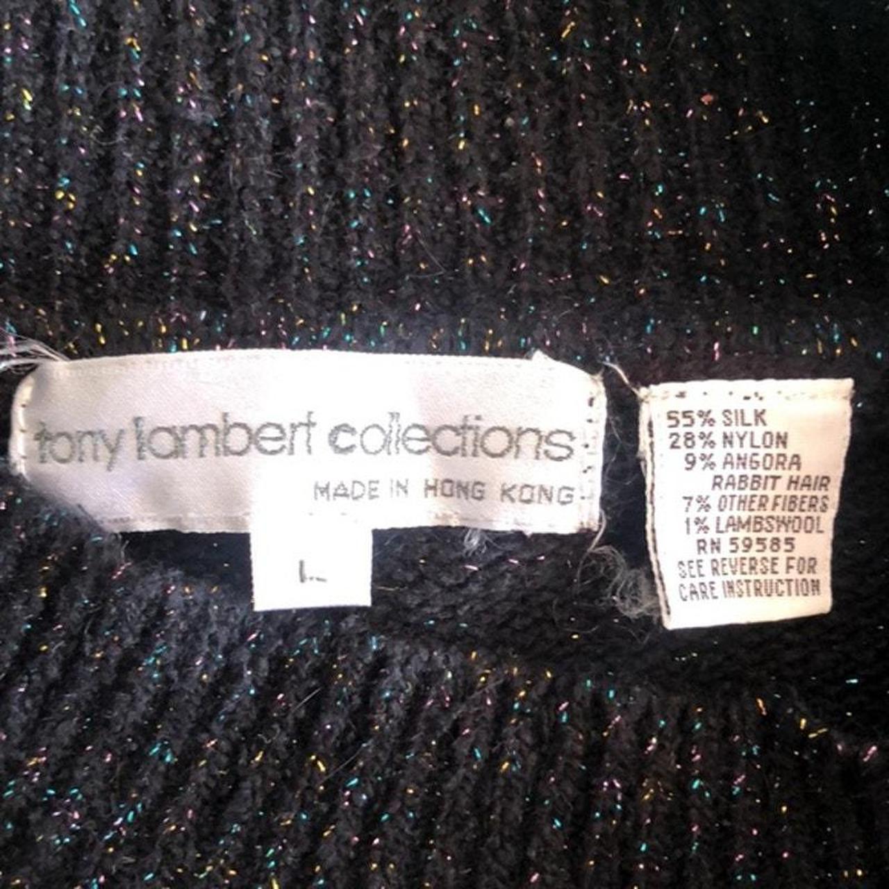 Source Unknown Women's Sweater - Black/Gold - L –… - image 3