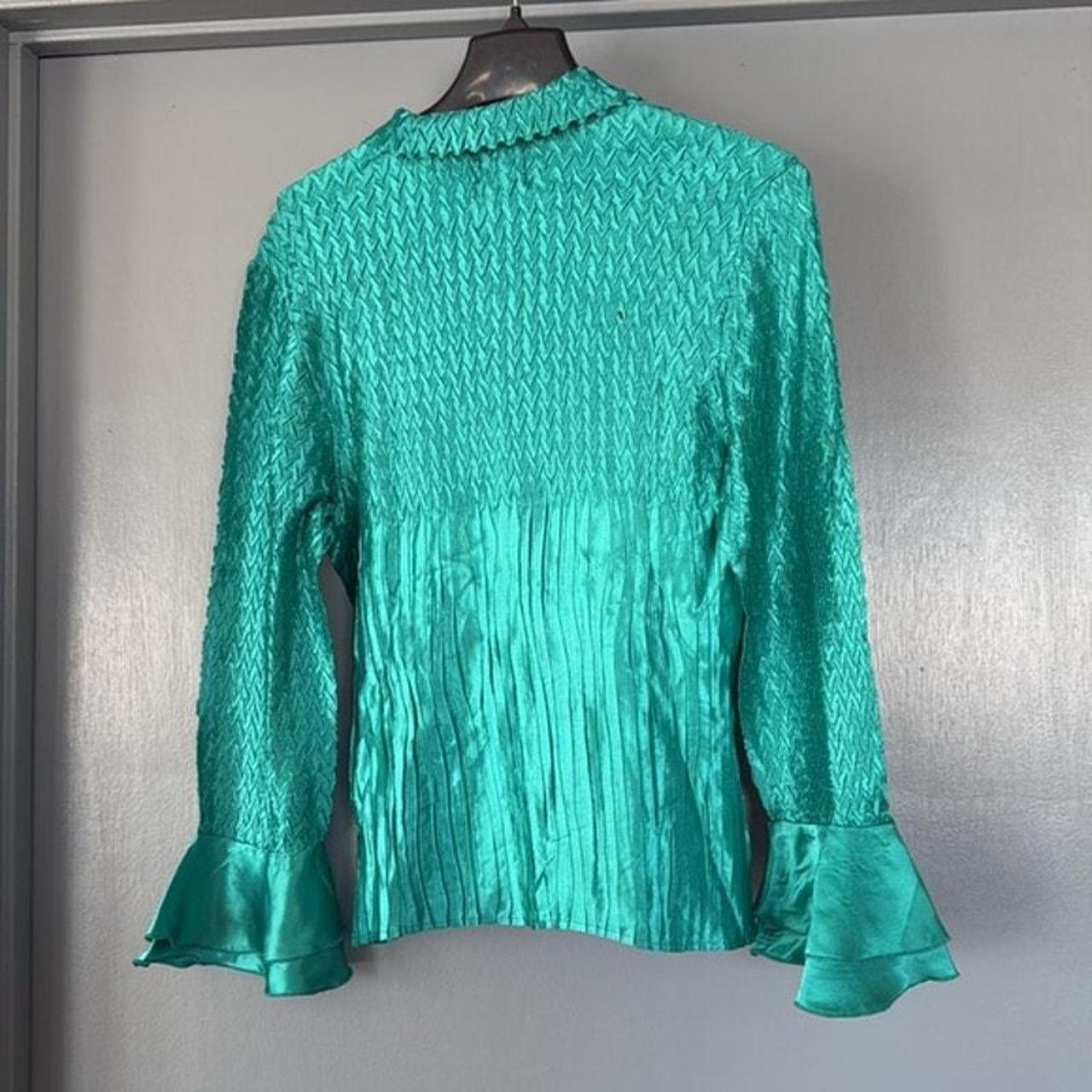 Source Unknown Women's Blouse - Blue - L – Toffee… - image 2