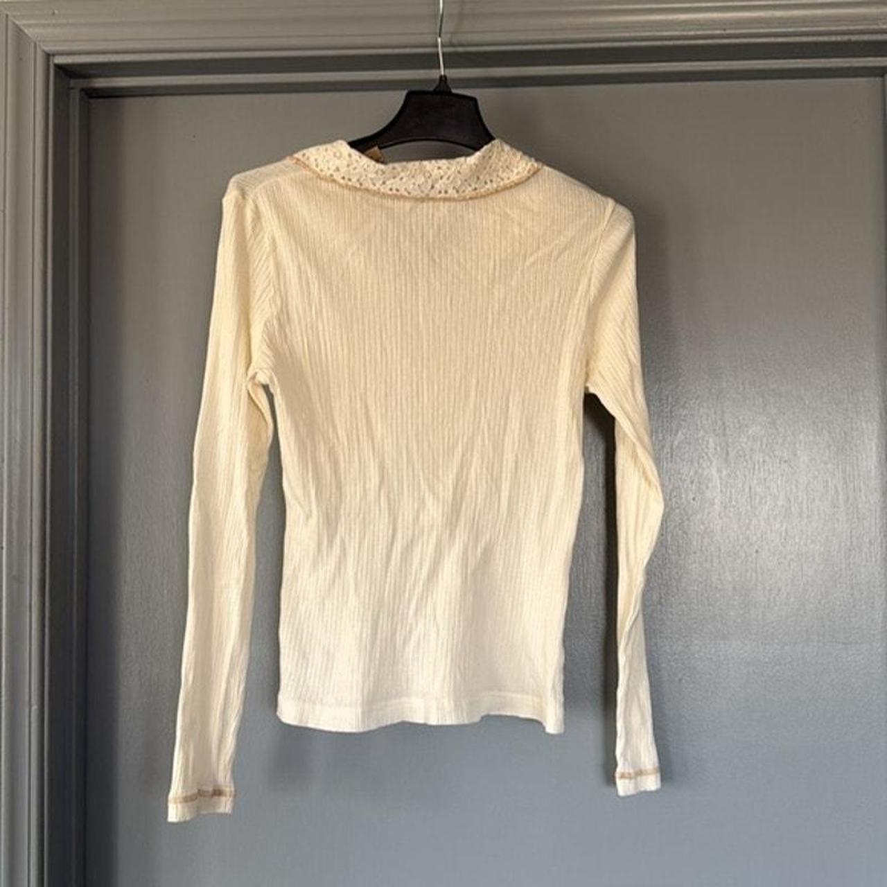 Source Unknown Women's Blouse - Cream - M – Ruff … - image 2