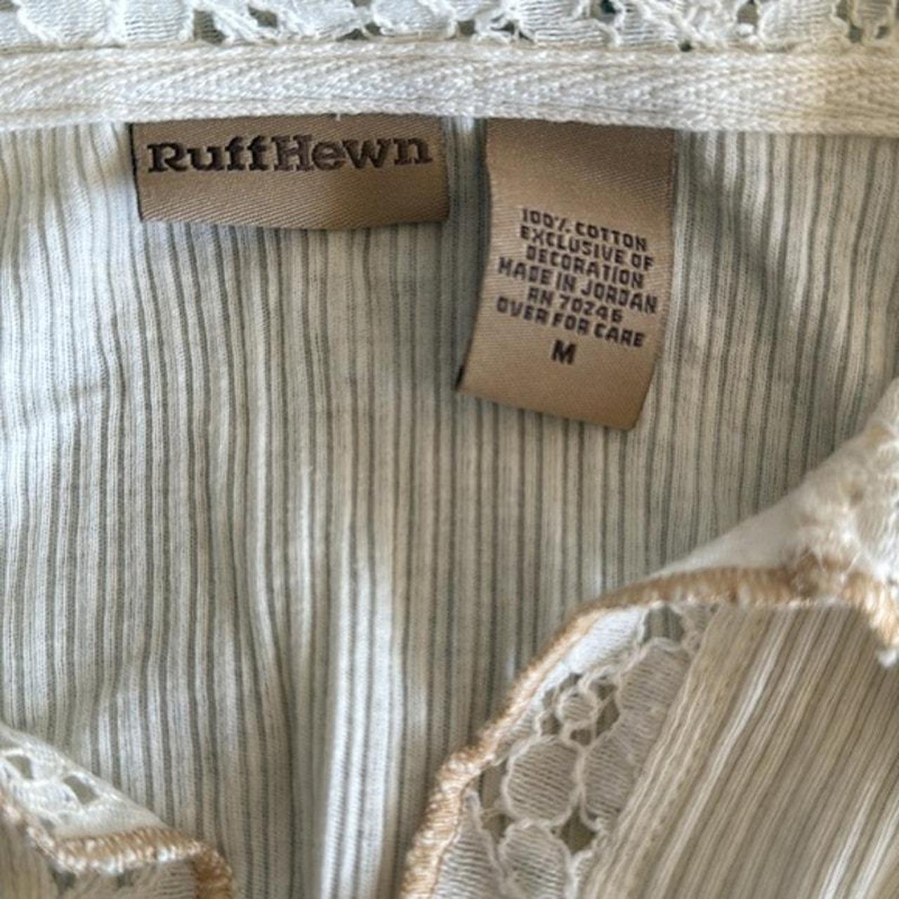 Source Unknown Women's Blouse - Cream - M – Ruff … - image 3