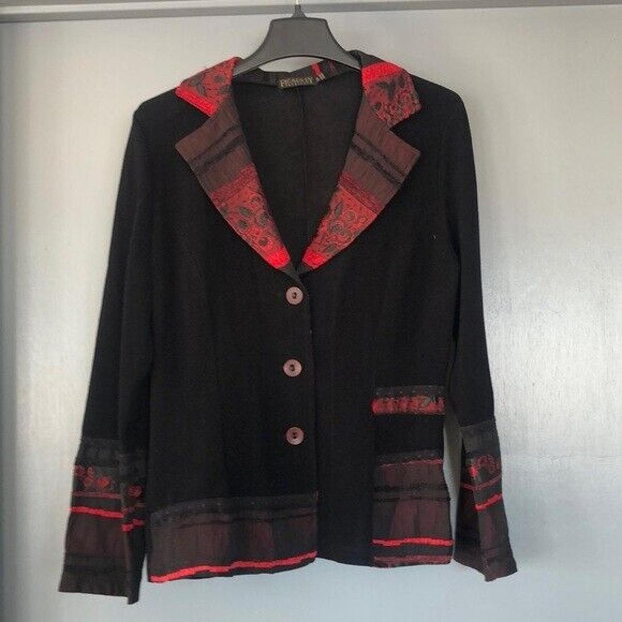 Source Unknown Women's Jacket - Black/Red - S – Y… - image 1