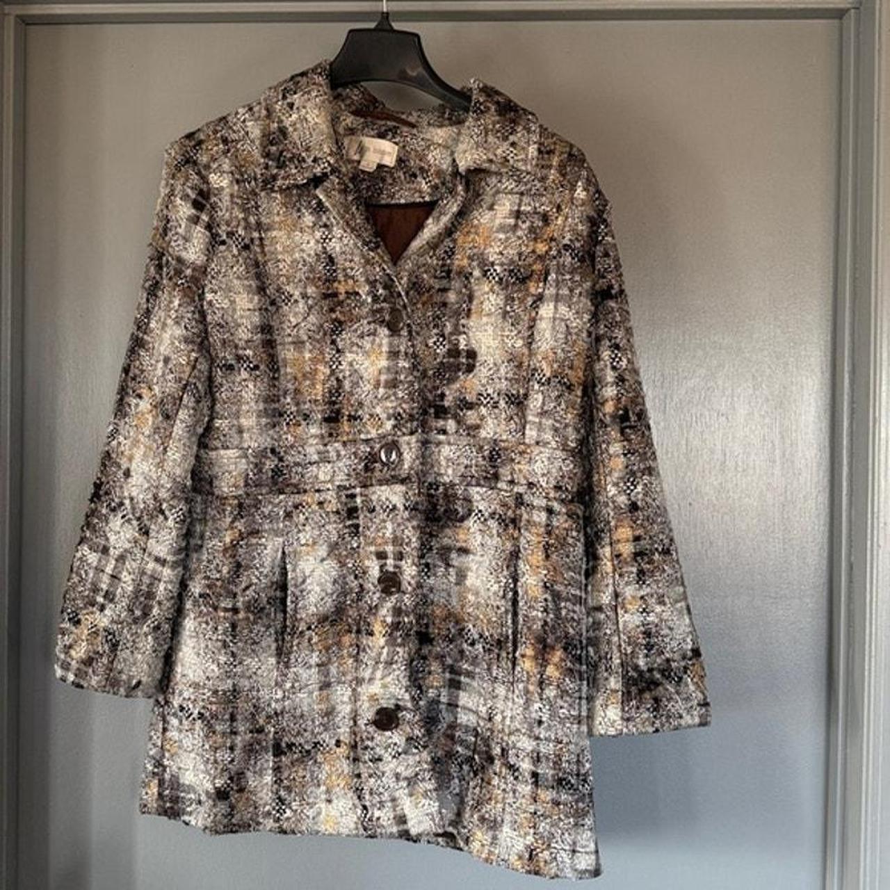 Source Unknown Women's Jacket - Grey/Black - M – … - image 1