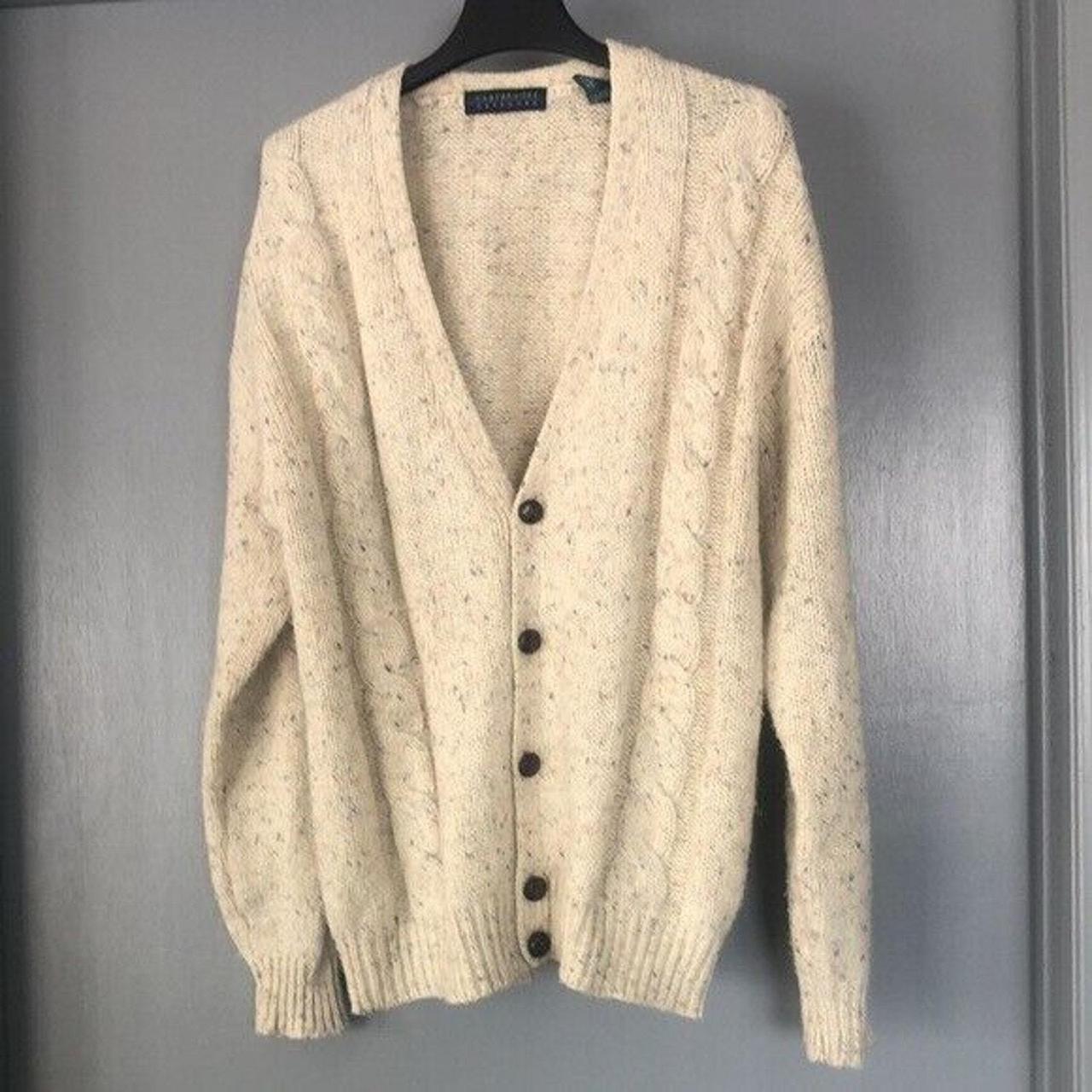 Source Unknown Men's Cardigan - Cream - L – Clayb… - image 1