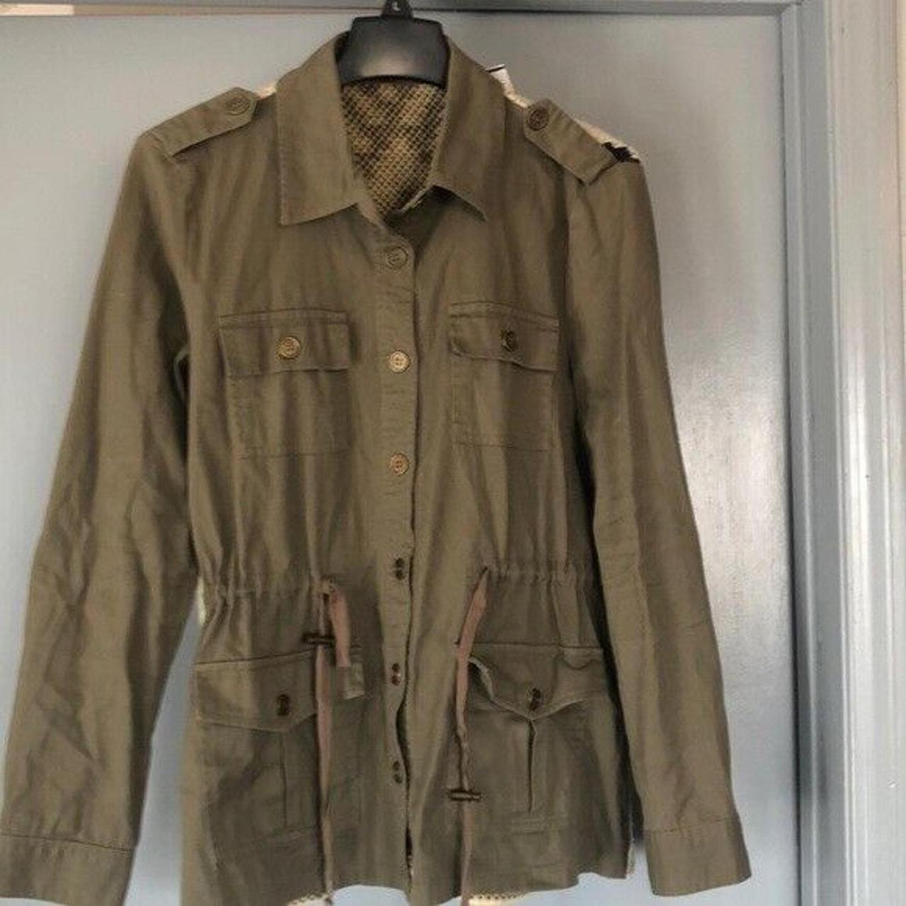 Source Unknown Women's Jacket - Green/Cream - S –… - image 2