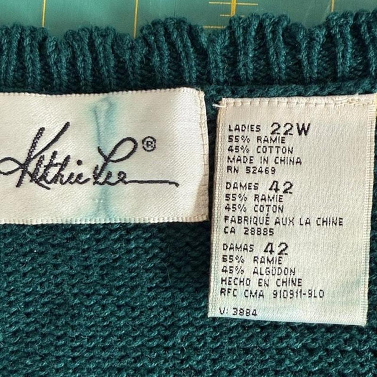 Source Unknown Women's Sweater - Green - 22 – Add… - image 3