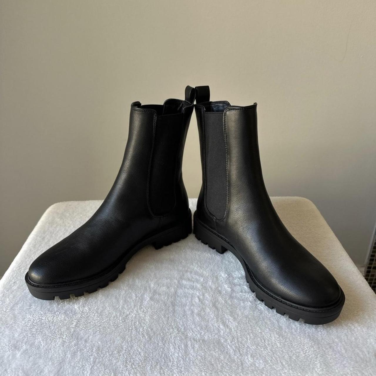 Loft chelsea boots Size 5.5 Mid calf Lug sole Never. Depop