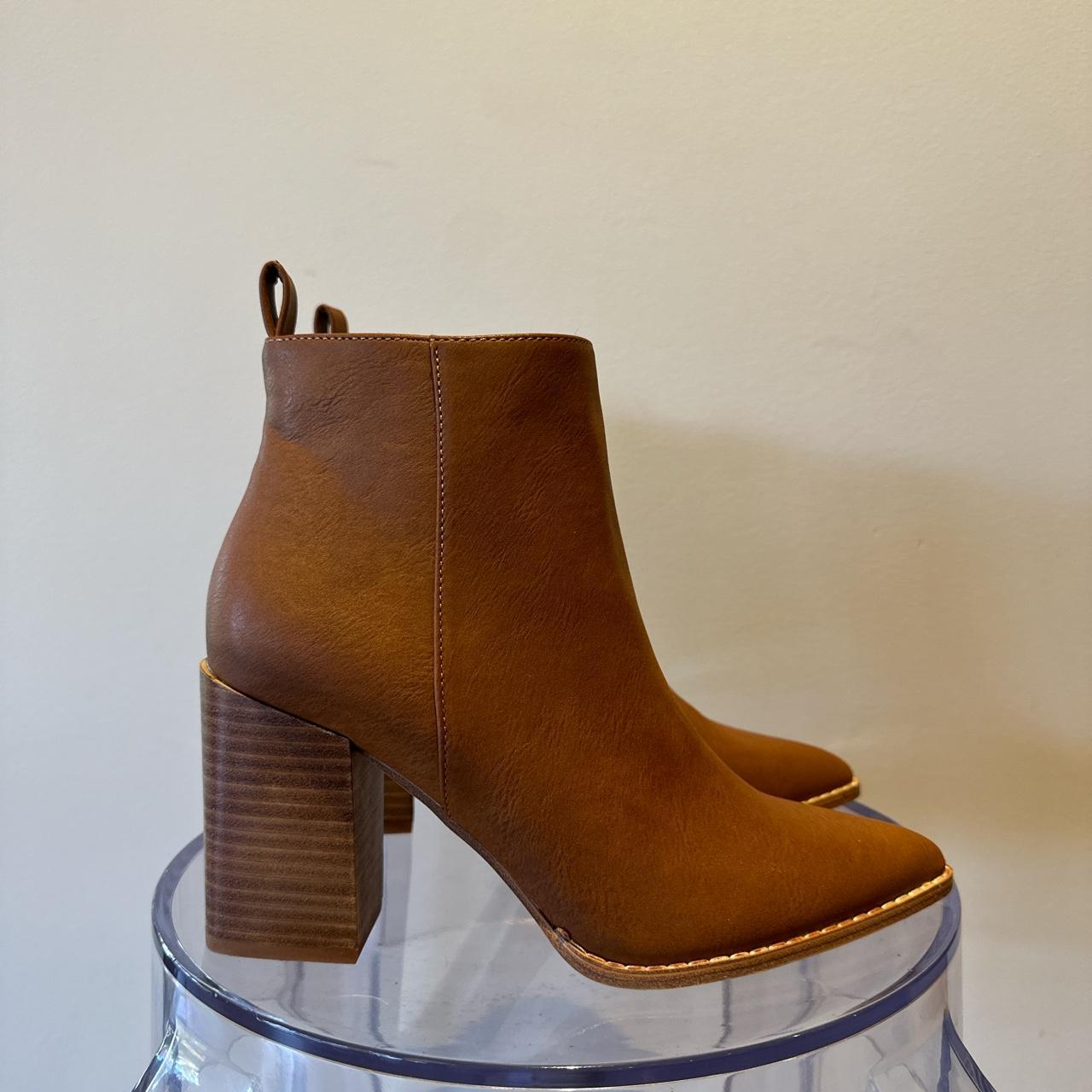Miss Shop Cupid Boot Colour Tan Brand New and. Depop