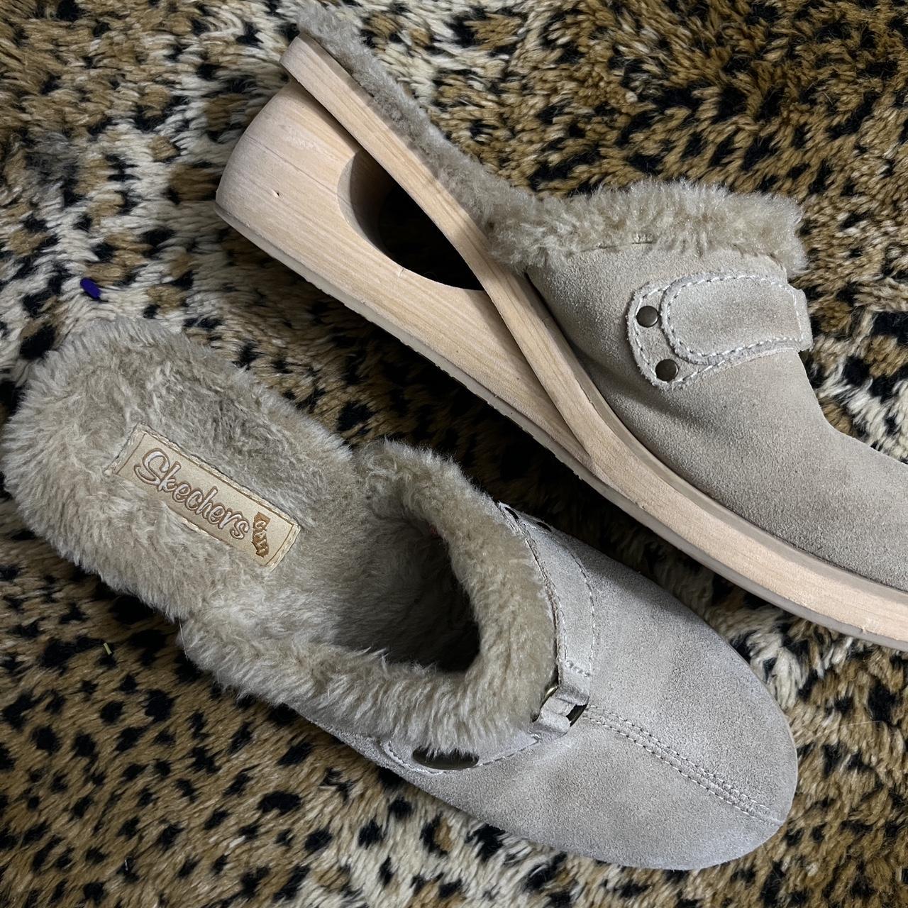 Skechers fur deals lined clogs