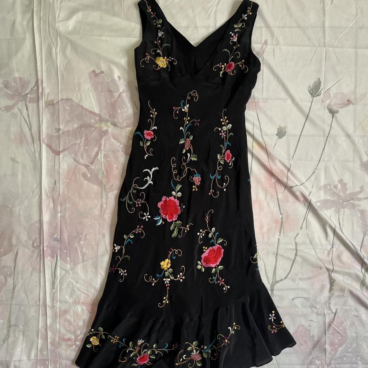 Gorgeous vintage sue wong dress! Colorful | Depop