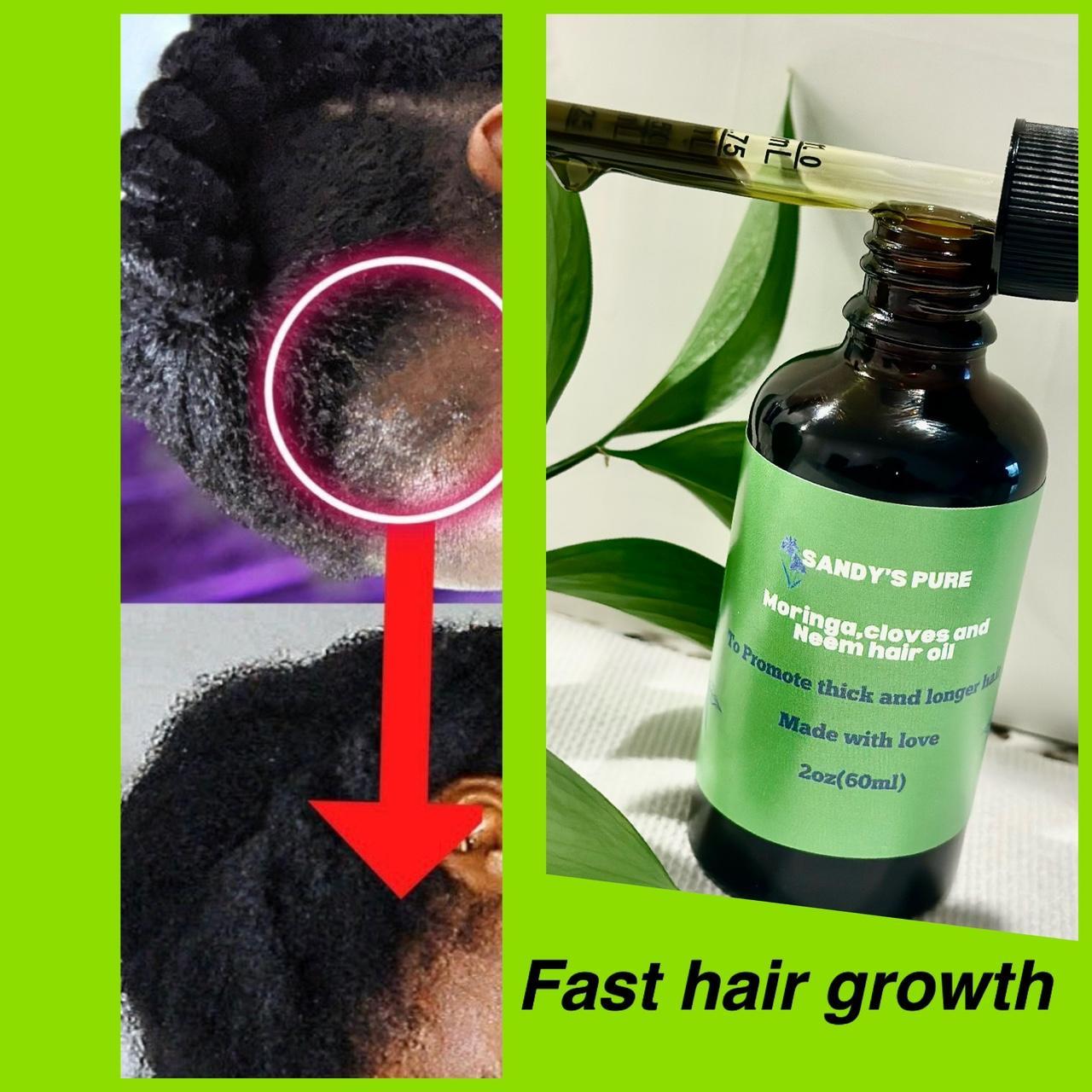 Promotes Hair Growth Moringa,cloves and Neem hair... Depop