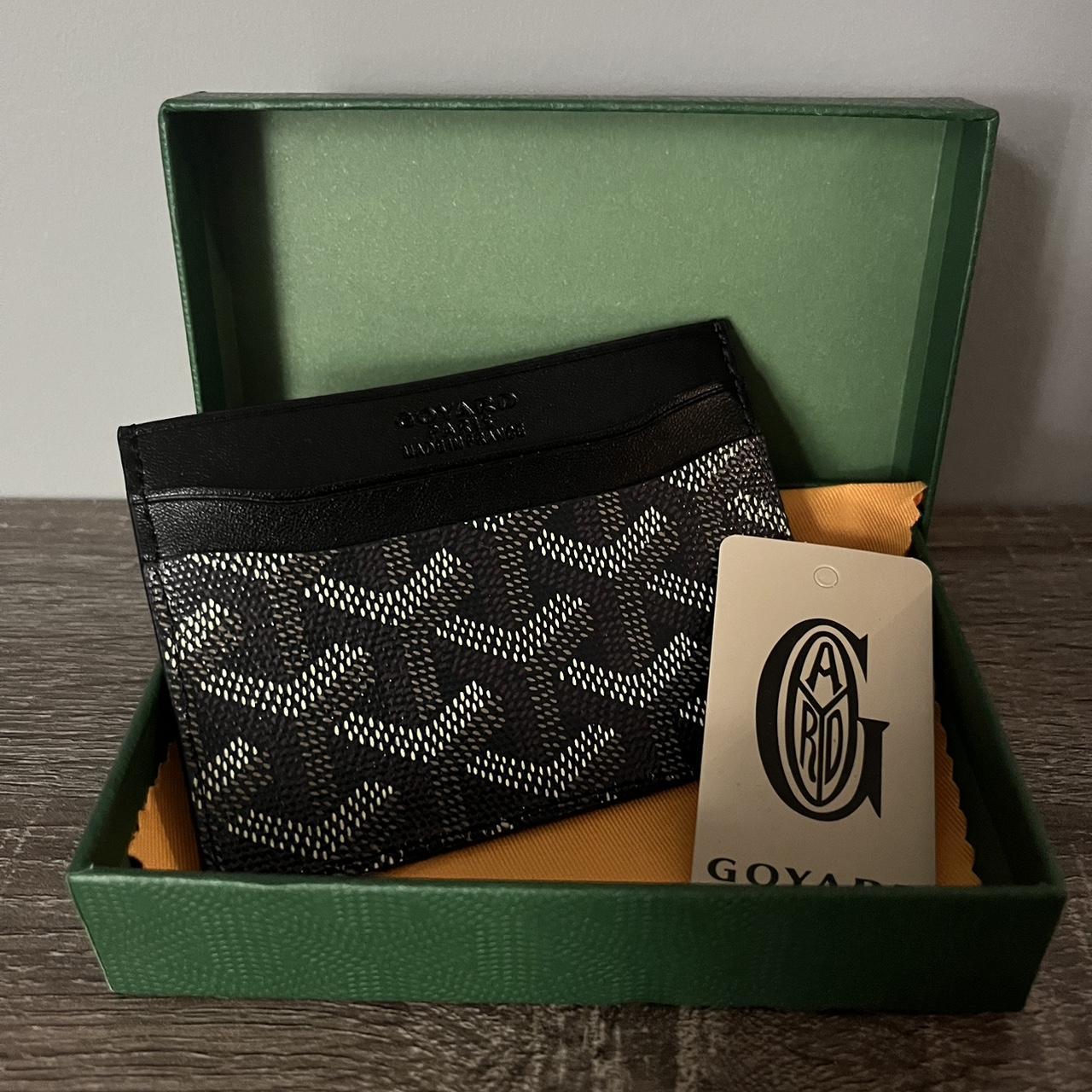 Stylish Black Goyard Card Holder: Accepting offers! | Depop