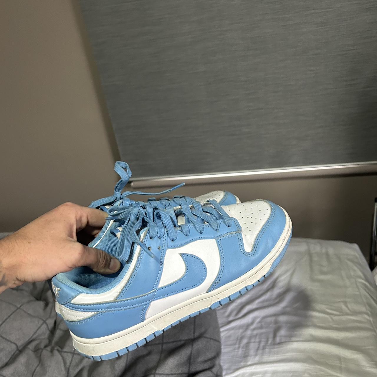 Size 7 5 Uk Baby Blue Dunks Depop   P0 