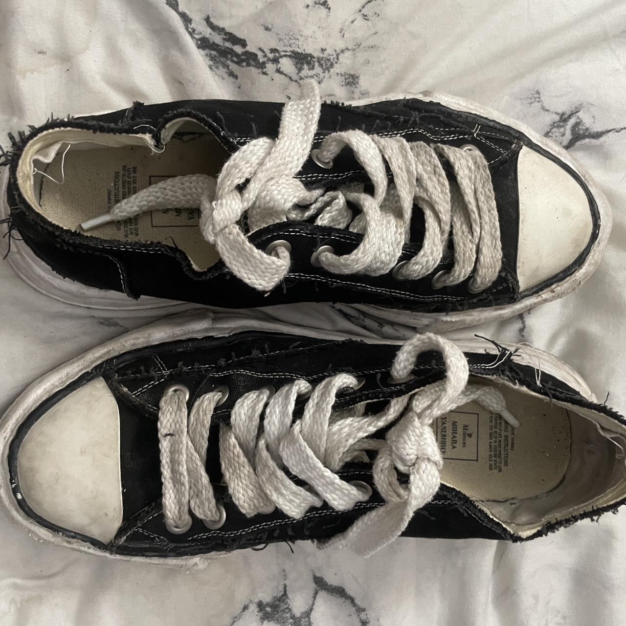 Mihara melted converse These are cooked ngl but... - Depop