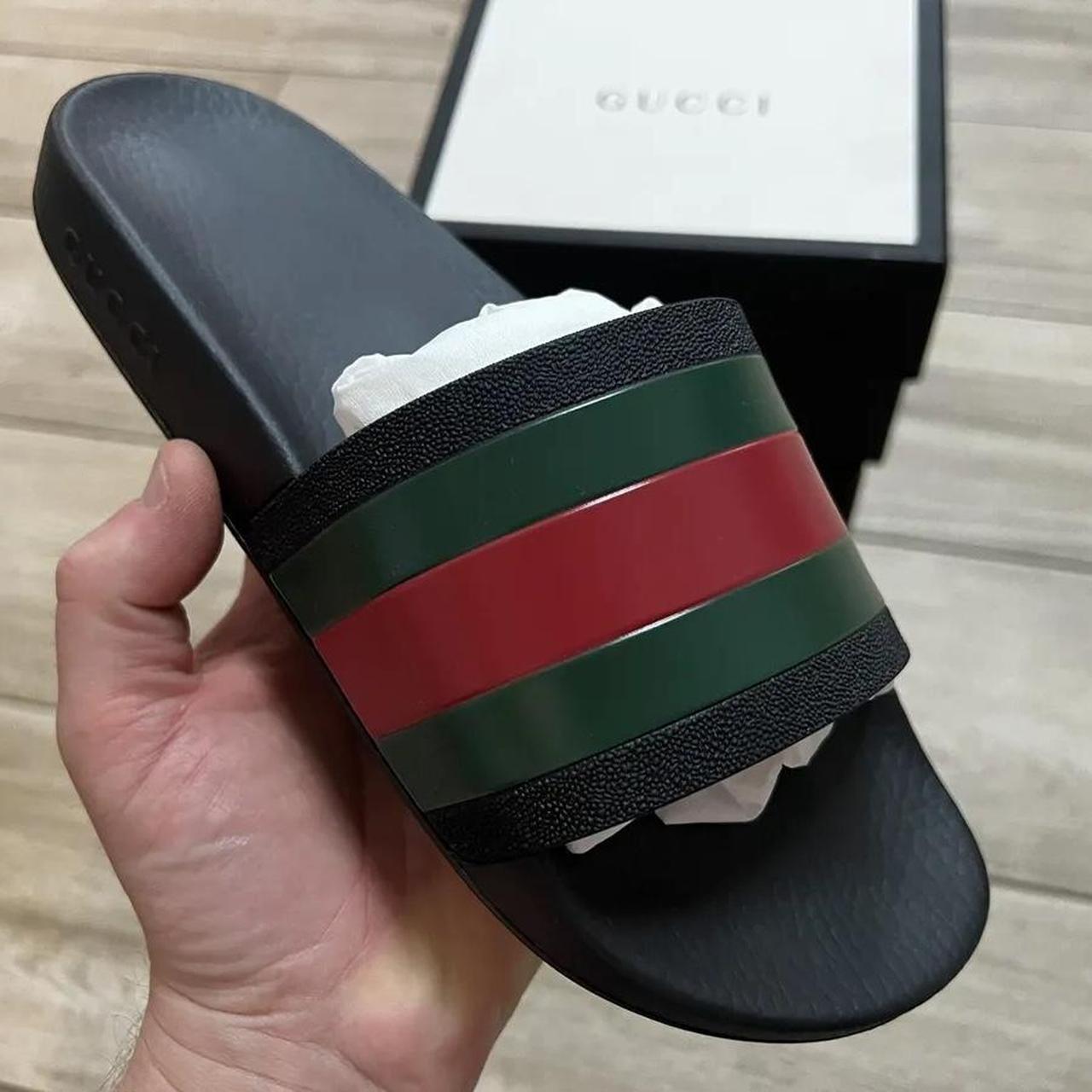 Porta agenda Gucci originale pelle marrone logo - Depop