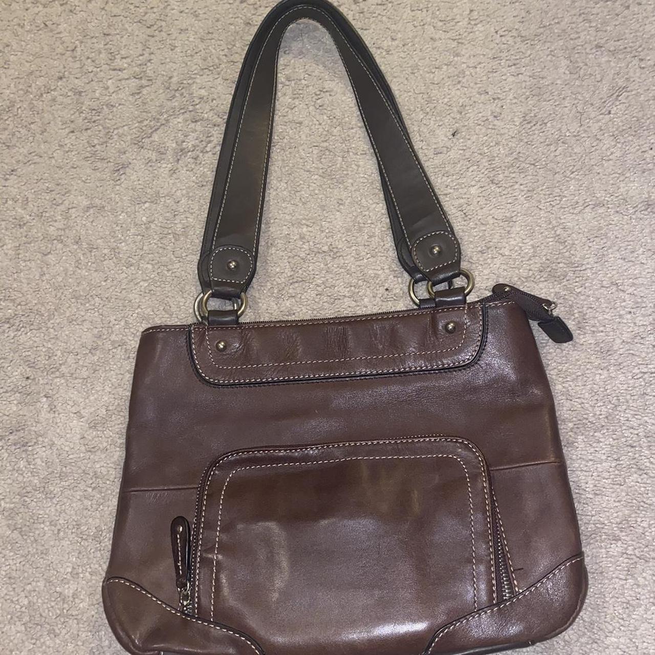 Leather crossbody bag G. H. Bass & Co Brown in Leather - 40832237