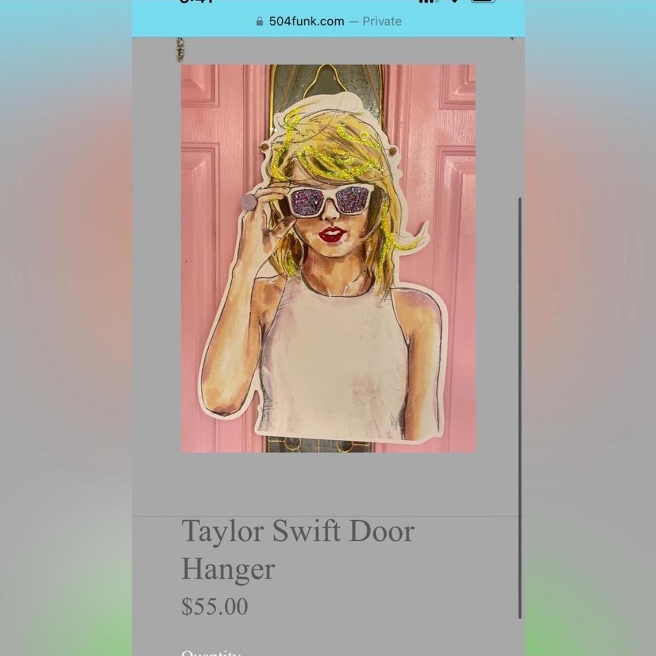 Taylor Swift Door Hanger Brand 504FUNK - retails... | Depop