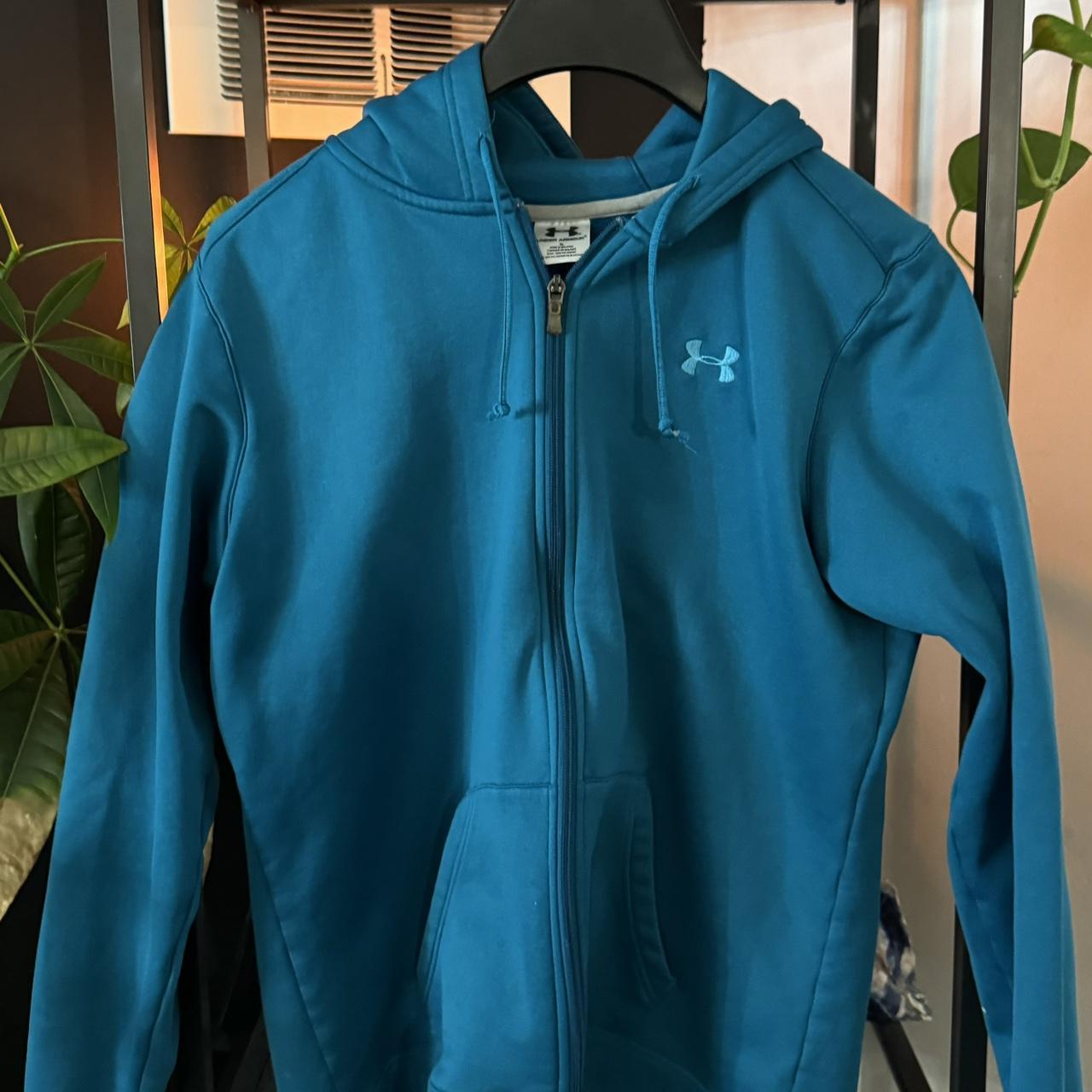Under Armour Zip Up Hoodie - Great Condition! Size... - Depop