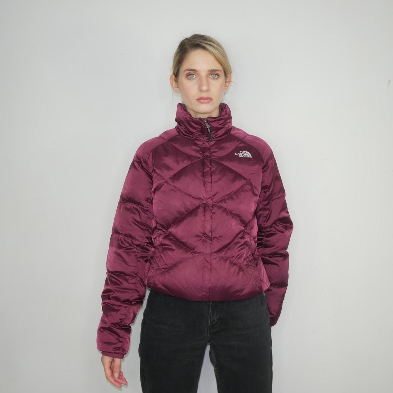 The North Face Women's Burgundy Jacket | Depop