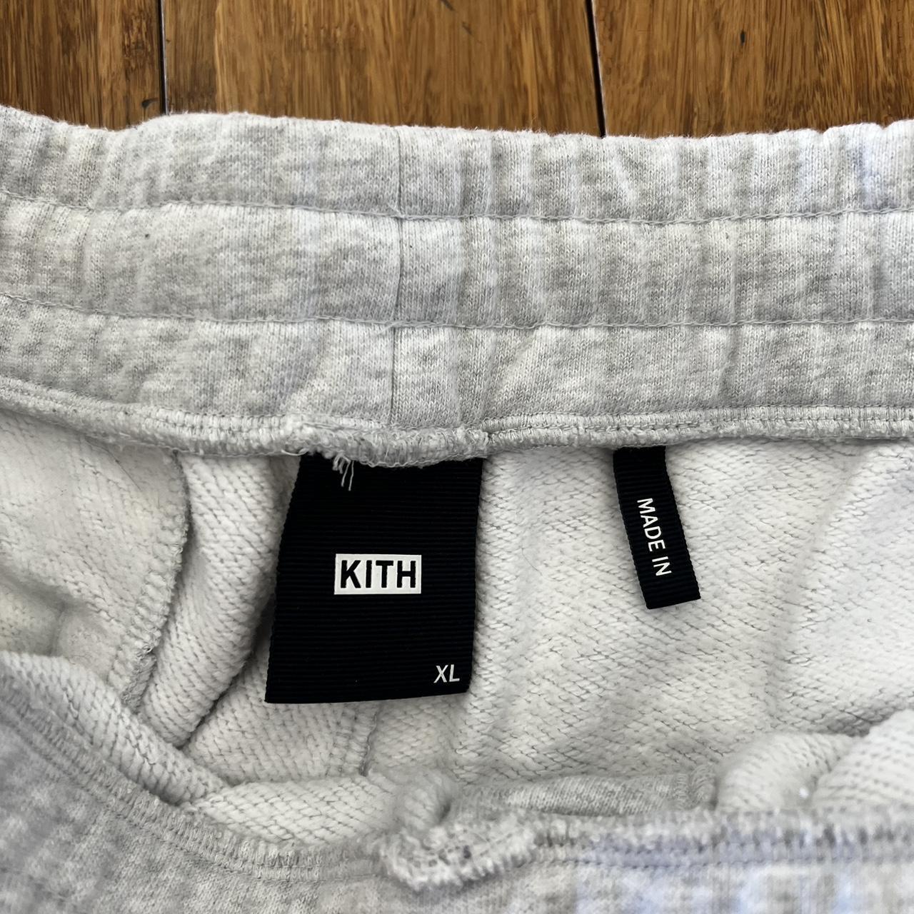 KITH grey sweatpants... - Depop